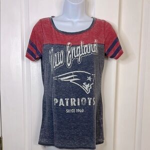 New England Patriots Red and Blue T-Shirt